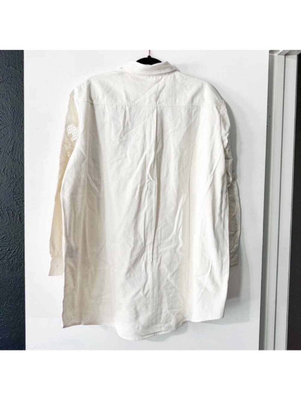Sezane Maxine Dress Ecru Embroidered Size 38 US 6 NWT - Picture 6 of 9